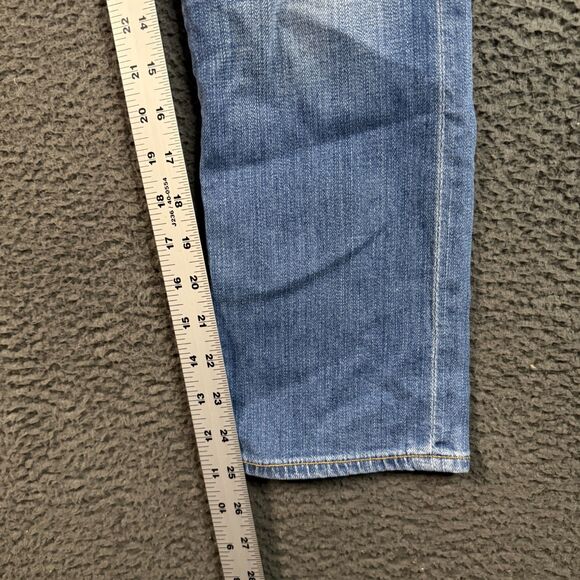 AG Adriano Goldschmied Jeans Mens 24R Blue Ex Boyfriend Crop Light Wash Denim - Picture 14 of 16